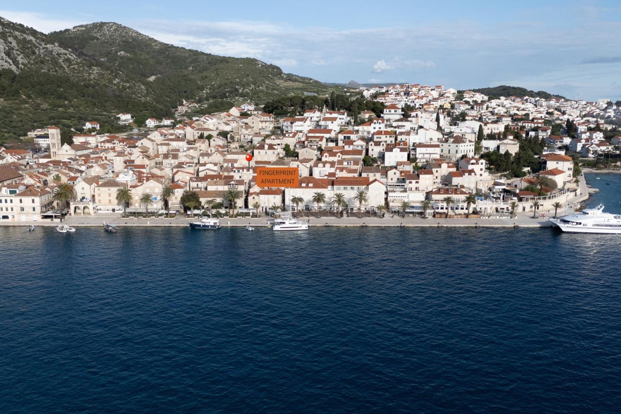 Fingerprint Central Apartment 5 Min From Center & Beach Hvar Town Luaran gambar